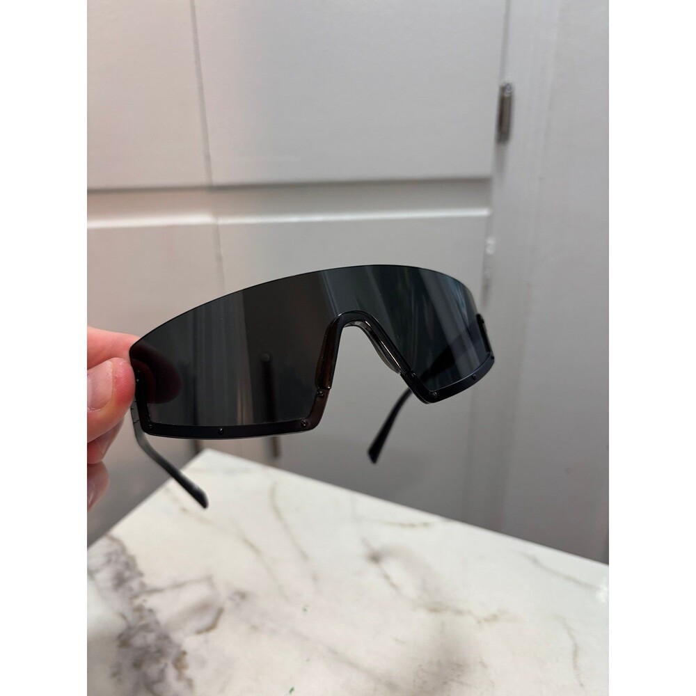 Westward Leaning Stun 04 Sunglasses Matte Black Frame Super Black Lens